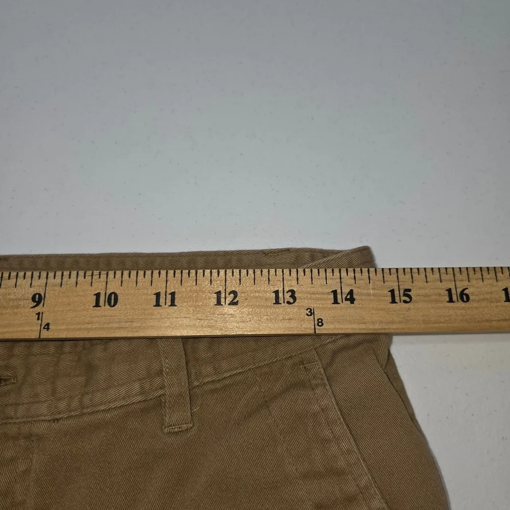 Tony Hawk Mens Tan Khaki Utility Y2K Cargo Pants Slim Straight Stretch 32x30